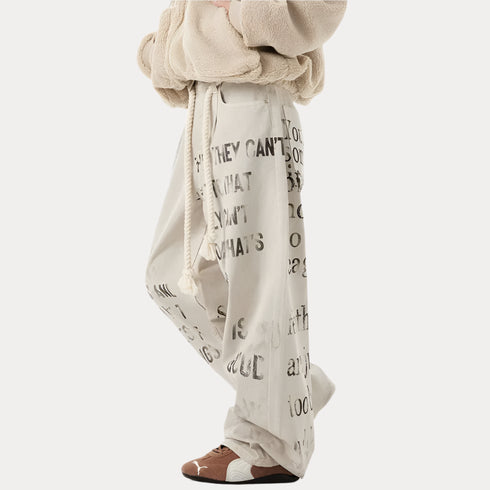 Graffiti Wide-leg jeans